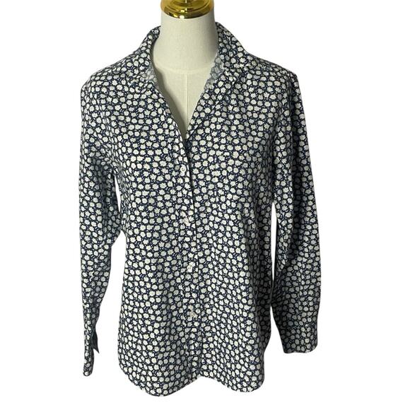 Anthropologie Grayson The Hero Daisies Buttondown Cotton Womens Size 02 (S) - Picture 2 of 12